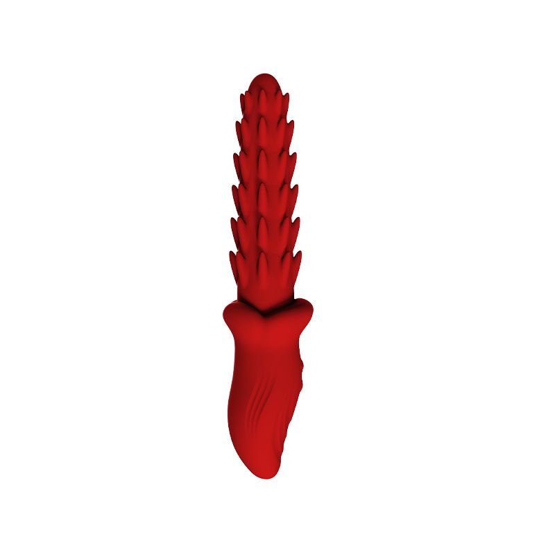 (Red) Silicone Vibrator for Women Wellness Sey Toy Portable Adult Toys Multi Frequency Vibration Personal Massager Waterproof USB Rechargeable
