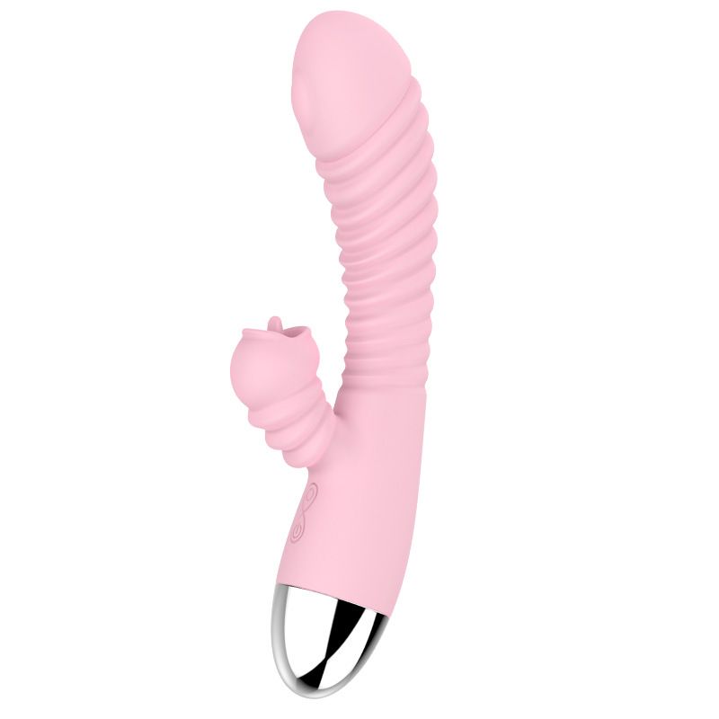 Tongue Licking Vibrator AV Wand Rechargeable Vibrating Massage Wand for Women Dildo Bullet Masturbation Device Adult Sex Toy