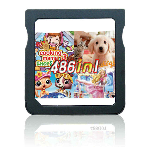 (486in1) All in one DS Games Cartridge Gaming Video Games For DS DS Lite DSi 3DS 2DS - U