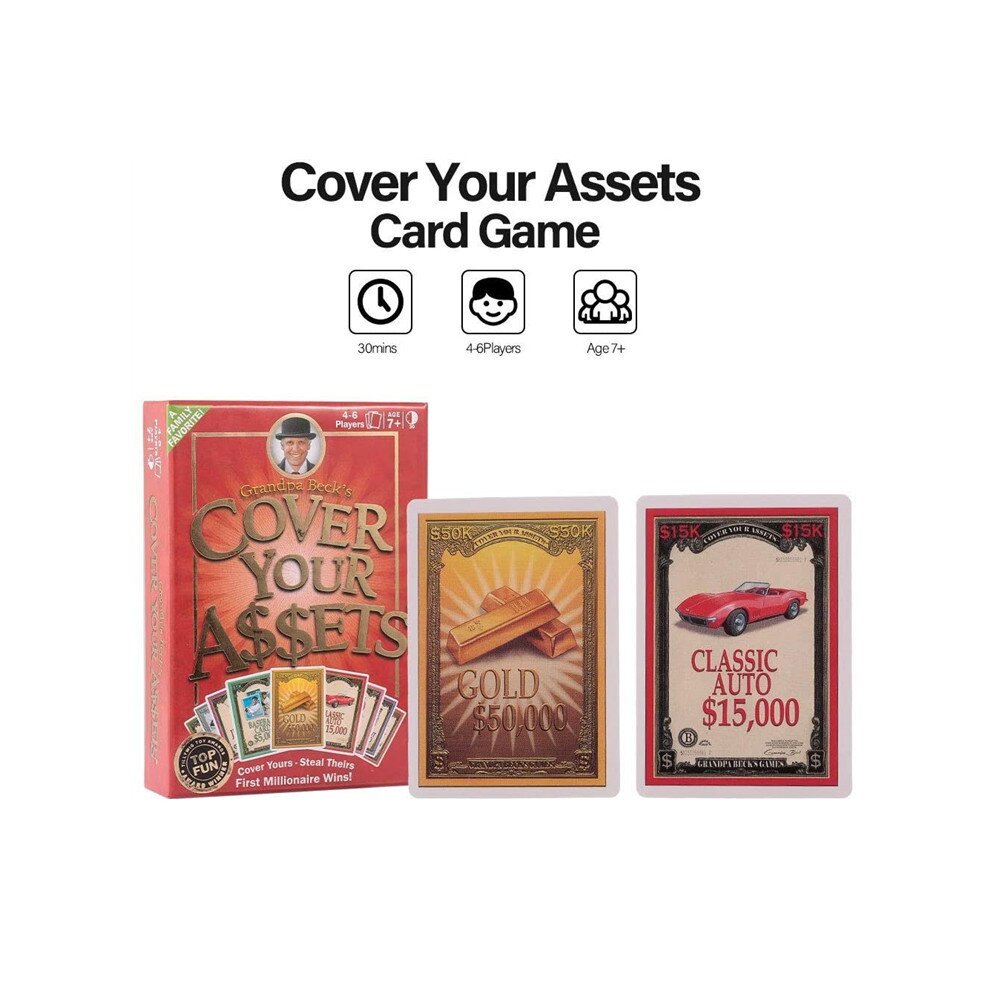 (Cover Your Assets) Grandpa Beck's Cover Your Assets/Skull King Card Game Board Game