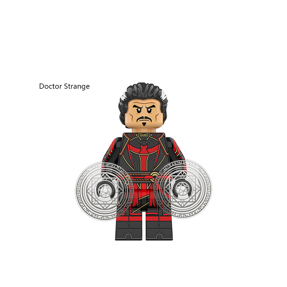 Minifigures 8Pcs Marvel Doctor Strange Scarlet Witch Building Blocks Toys Set Movie Heroes Mini Action Figures Toys Great Birthday Gift for Kids Boys and Marvel Movie Fans