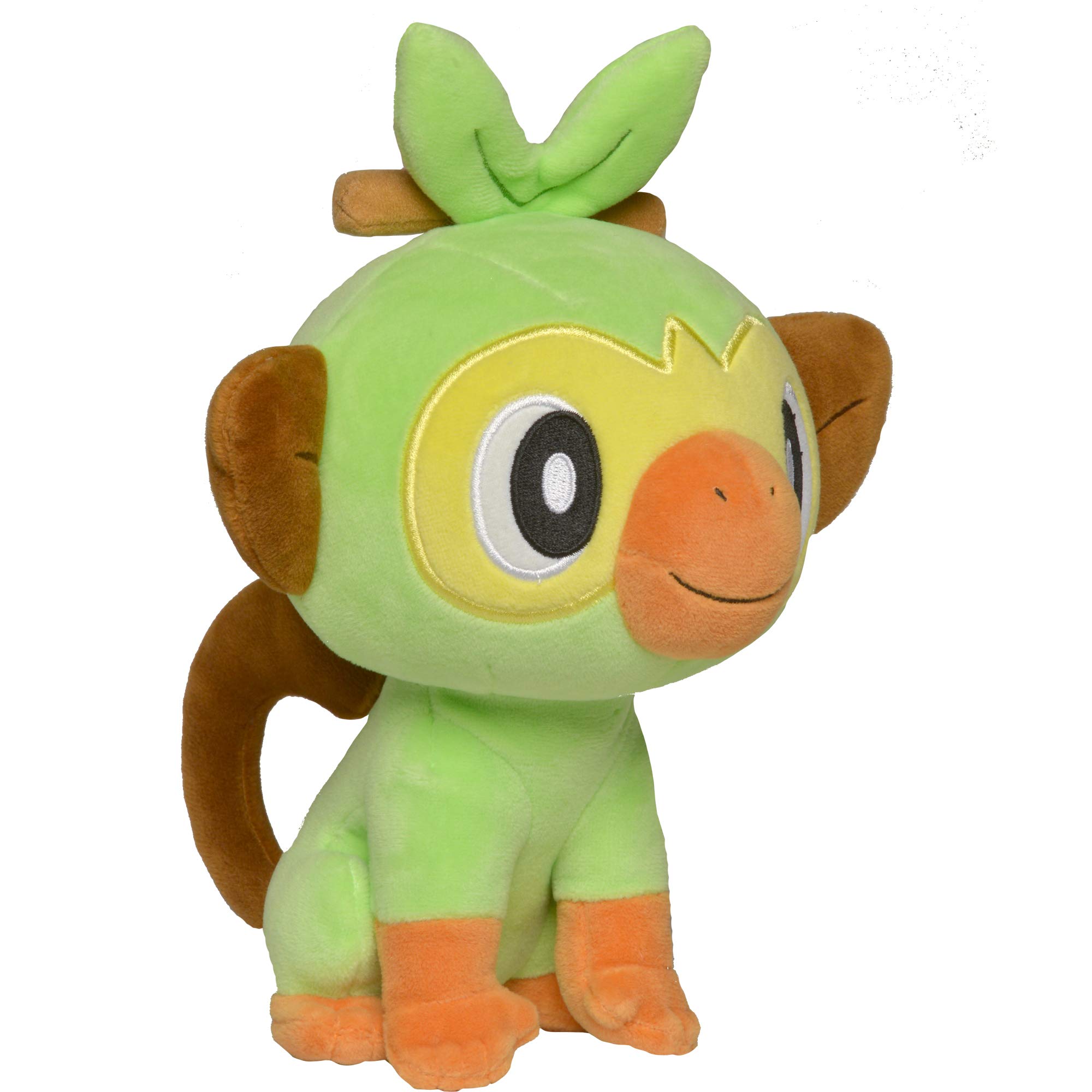 Pokémon Grookey Plush Figures 20cm Animal Stuffed Doll Cuddly Soft Toy for Collection Gifts for Girls Boys and Anime Fans