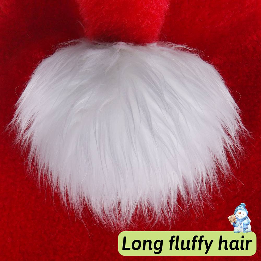 (1PCS) 5PCS Santa Hat Deluxe Red Santa Hat Christmas Hat Santa Hat Holiday for Adults Unisex Velvet Comfort Extra Thicken Classic Fur Xmas Hat for New Year Festive Party Christmas Supplies