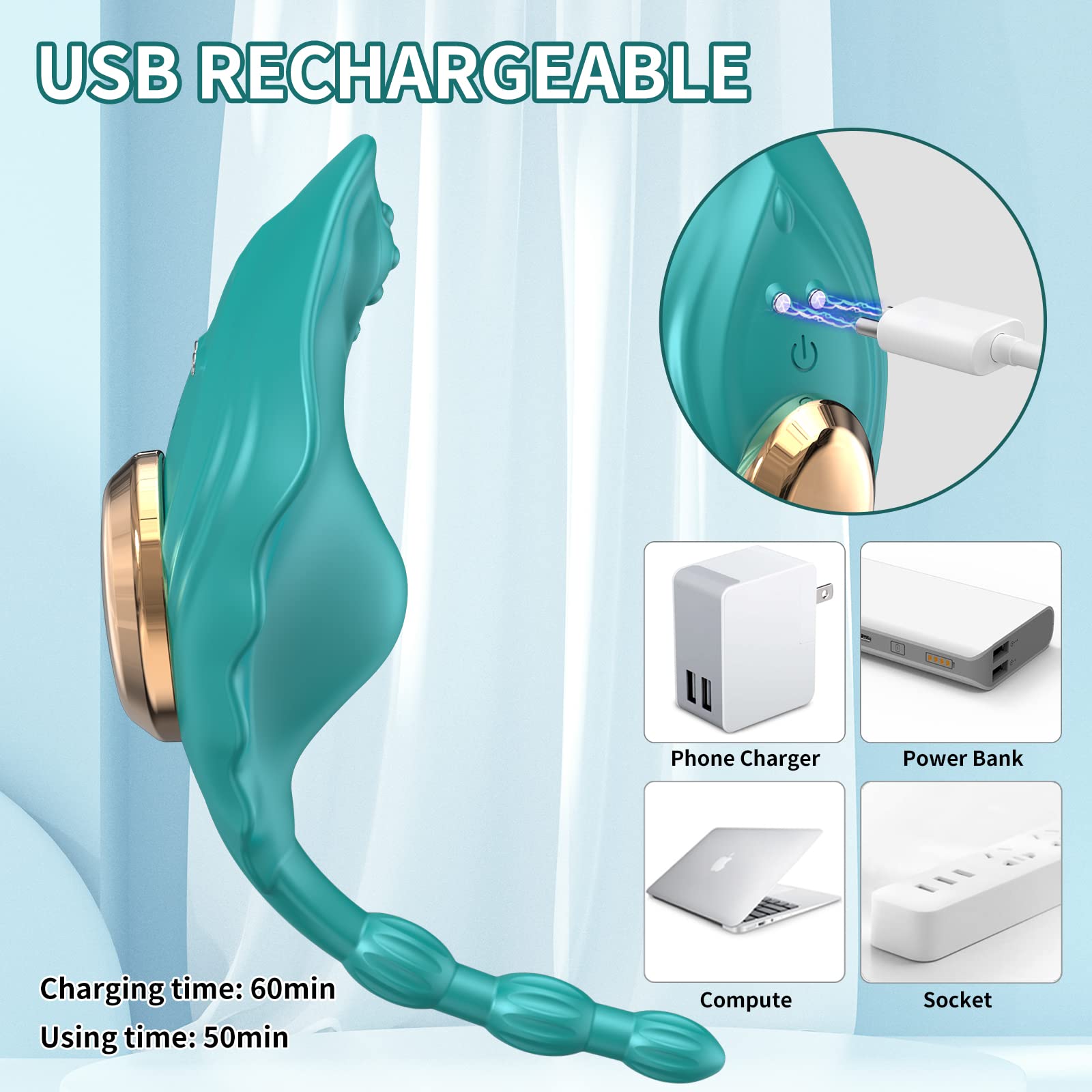 Wearable Vibrators Sex Toys for Women Erotic Adult Toys for Couples G-spot Clitoral Vagina Stimulator with Magnetic Clasp App and Remote Control