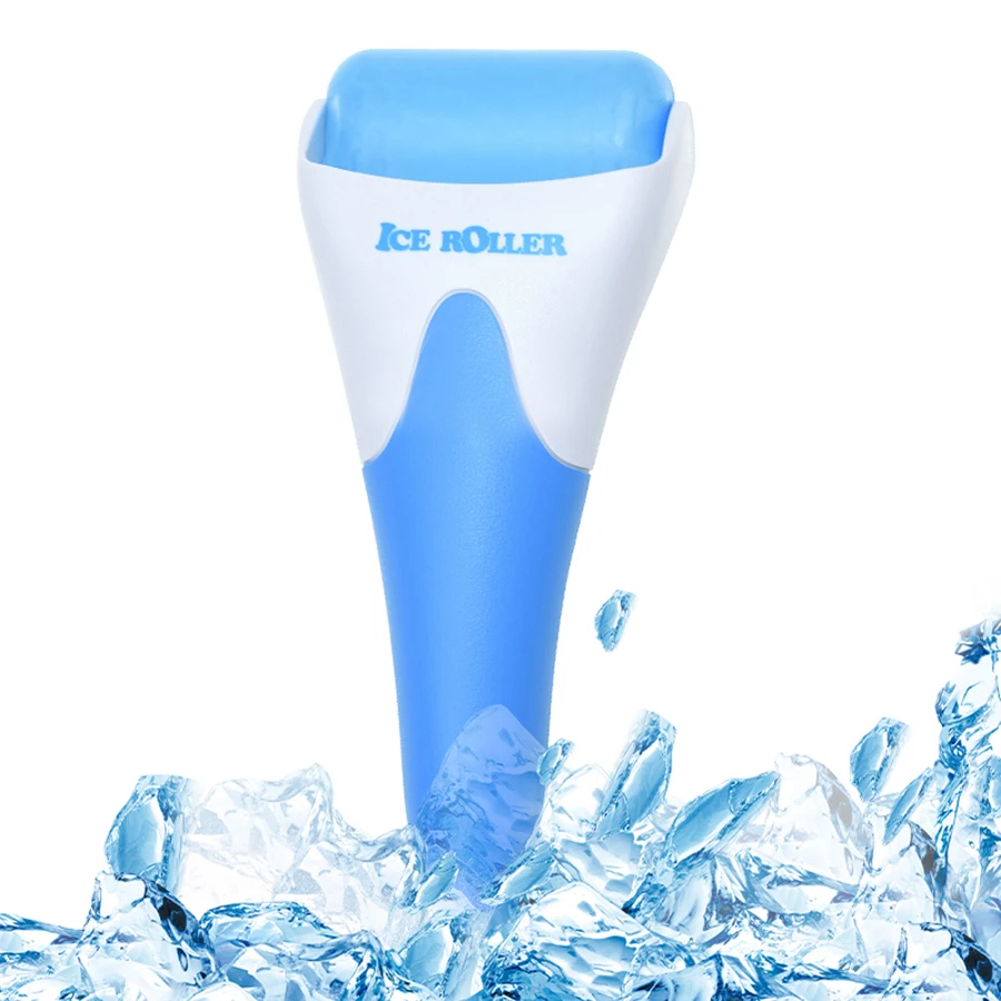 (Blue) Ice Roller Facial Massager Roller Facial Massage Skincare Migraine Stick Roll Under Eye Puffiness Facial Cool Ice Rollers