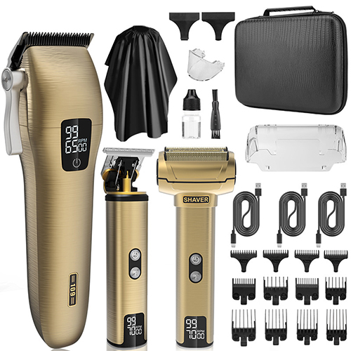 Professional Hair Clippers for Men Detail Trimmer Electric Razor Shavers Cordless Clippers Hair Trimmer and Beard Shaver Set Mens Grooming Kit for Gifts