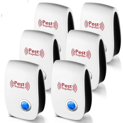 6 Pack Ultrasonic Pest Repeller Control Electronic Repellent Mice Rat