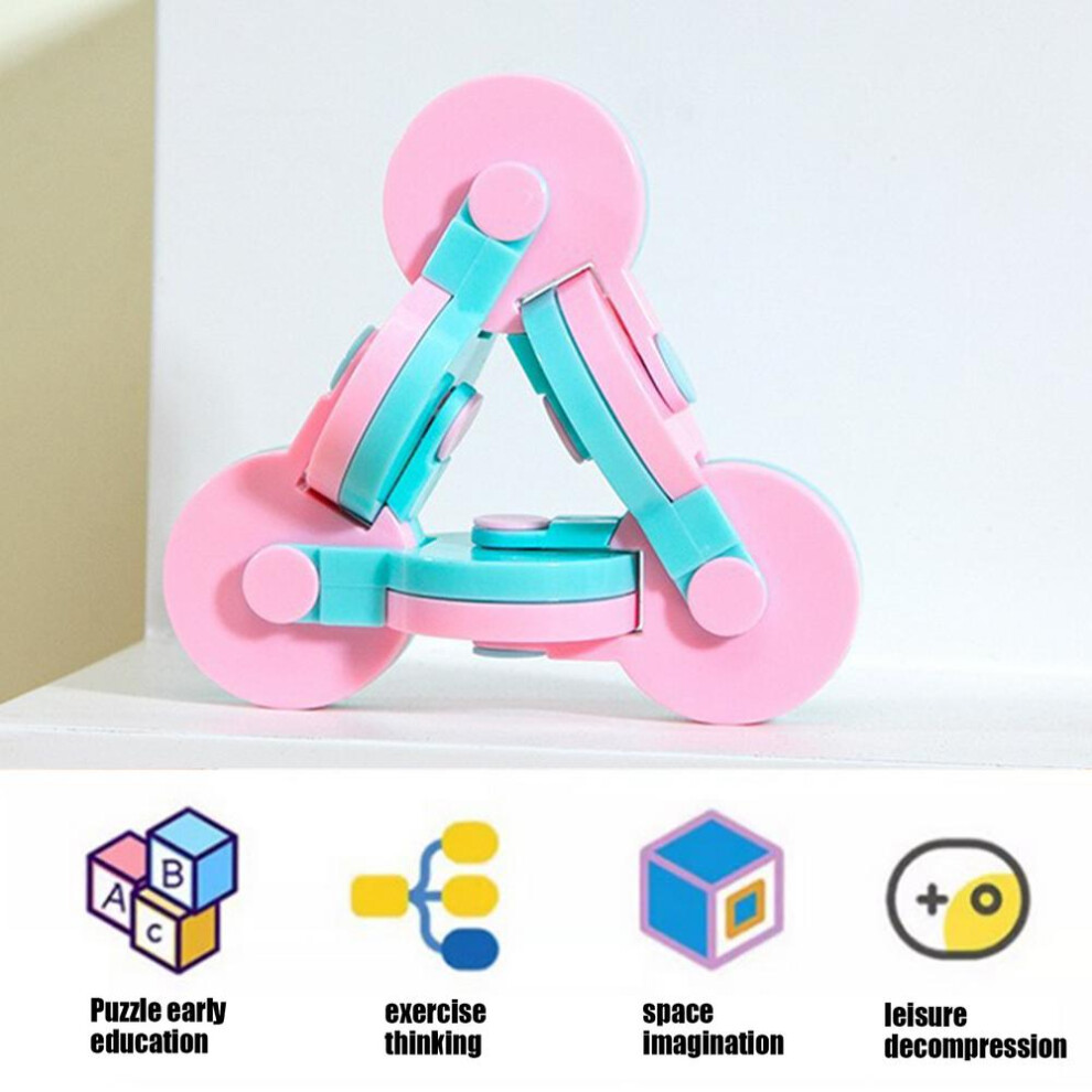 (Yellow) Spin Sensory Toys Hand Fidget Toys Stress Relief Sensory Toys Fidget Concentration Toy Stress Relief Fidget Toy For Travel Adult