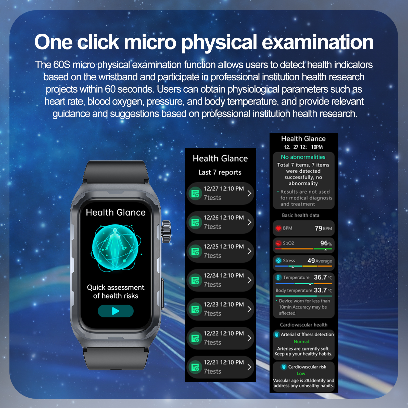 Blood Glucose Monitor Health Smart Watch Men ECG PPG Blood Pressure Measurement IP68 Waterproof Sports Fitness Tracker Heart Rate Women Smartwatch For Android IOS