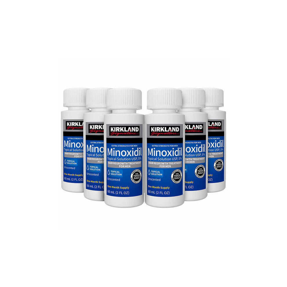 Kirkland Minoxidil 5, Mens Hair Loss Treatment New packaging 6 Months supply - HQ