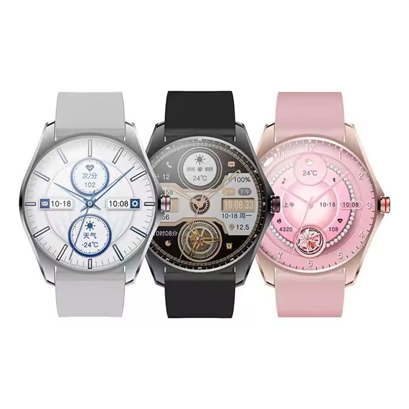(Pink) Fashion Smart Watch Wristwatch Health Monitoring Sports Fitness Tracker Smartwatch for Men Women