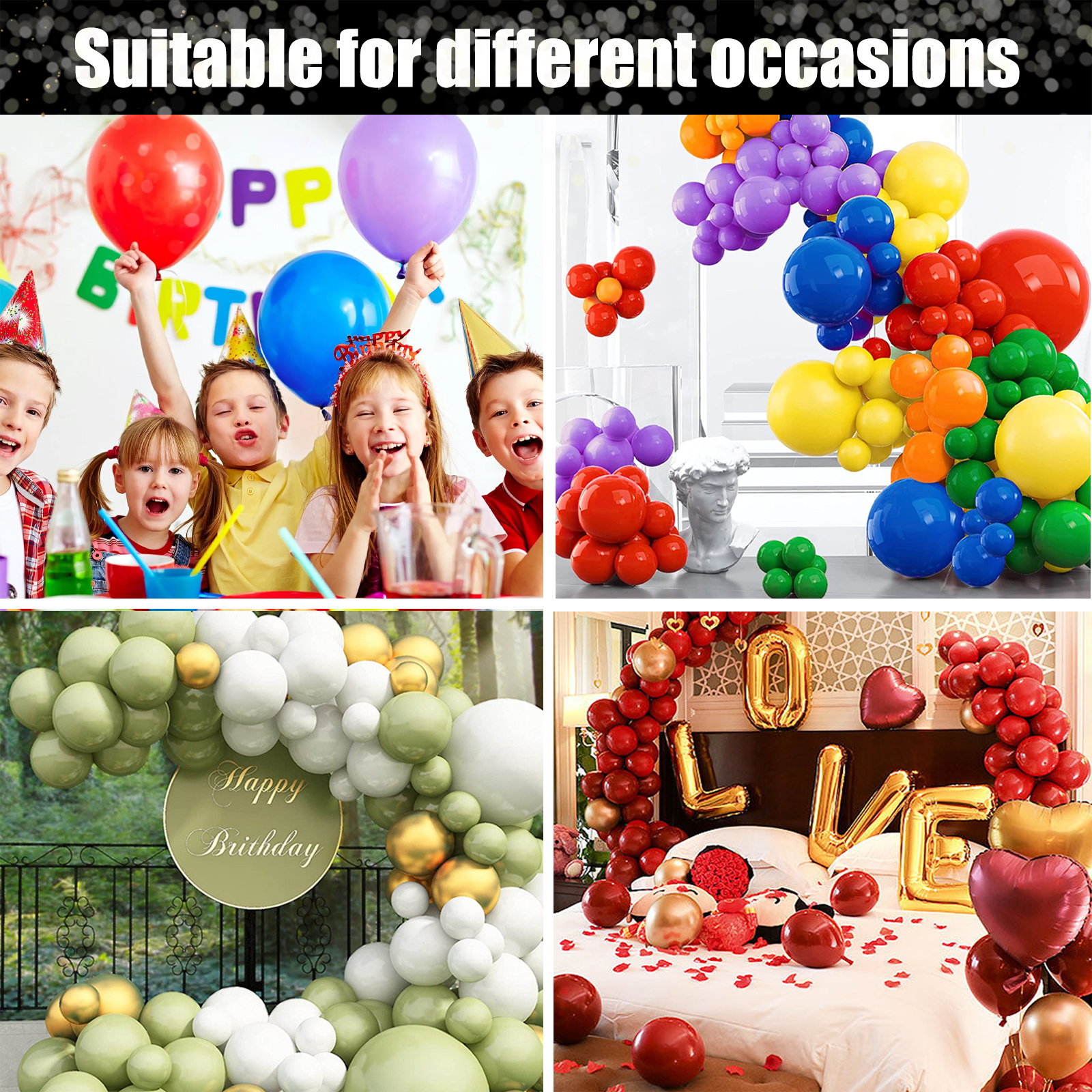 (Blue) 100ml Shiny Glow Balloon Spray Anti Fading Polish for Party Wedding Decoration Restore Brightener Balloon Shiny Spray ﻿