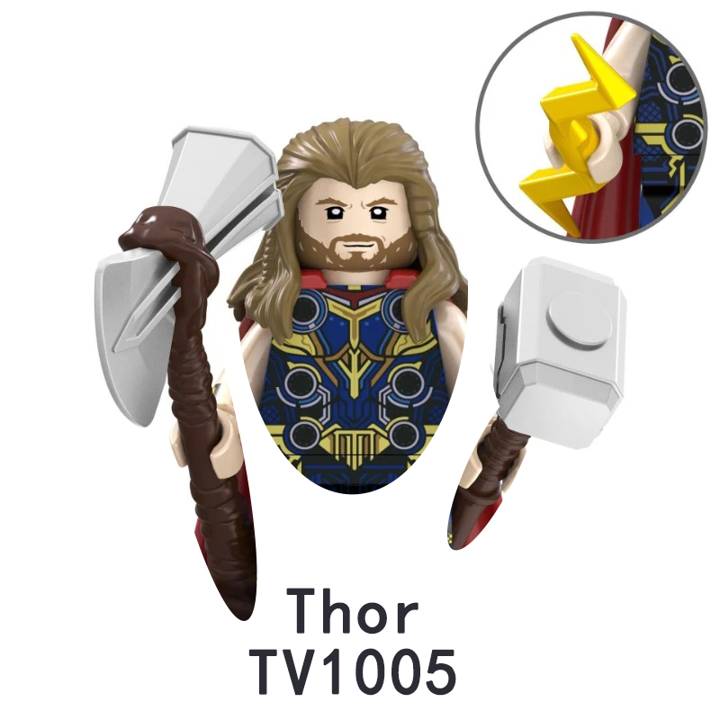 Super Heroes Building Blocks Minifigures Iron Man Thor Captain America Black Panther Doctor Strange Action Figures Toy Kid Gifts