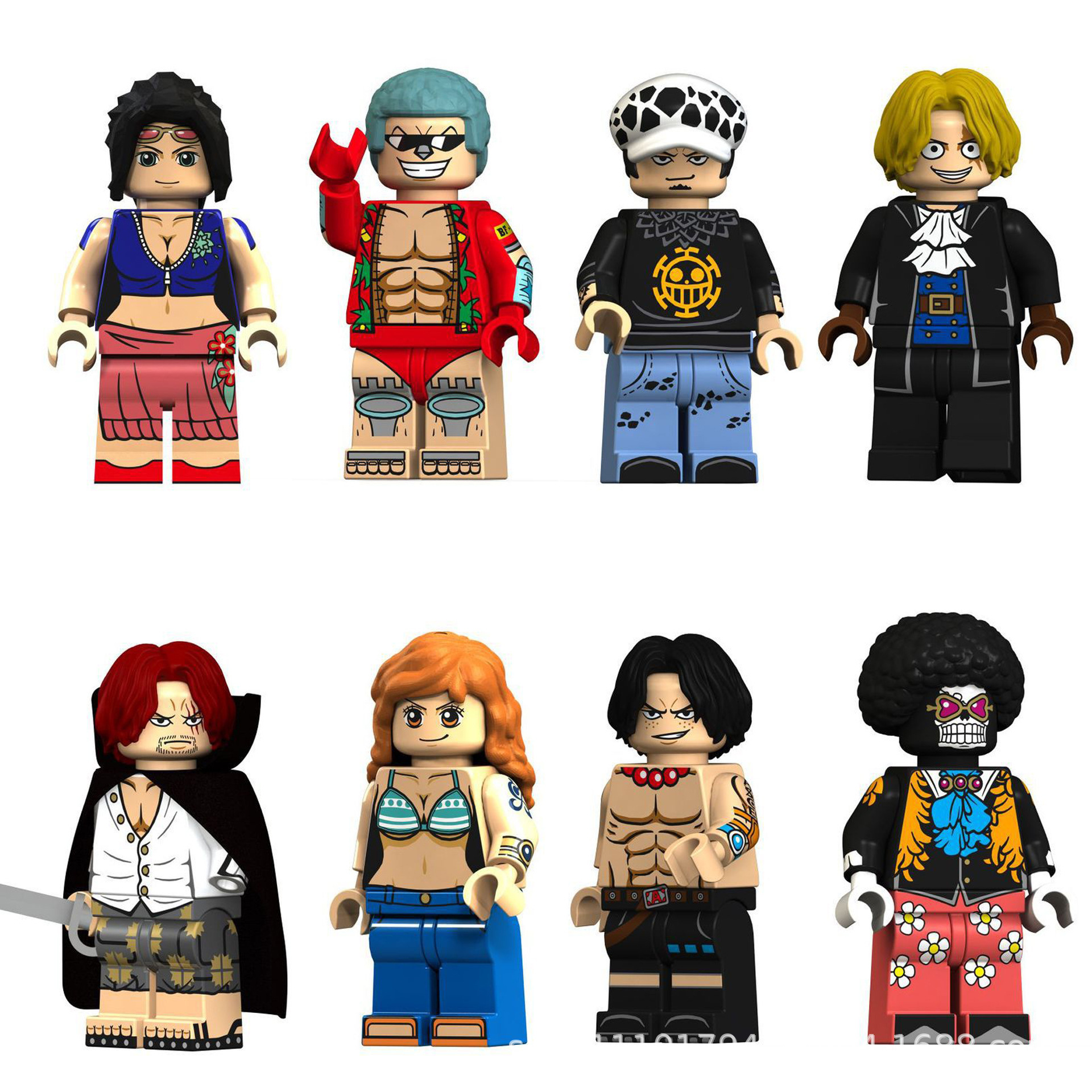 Kids Toys One Piece Minifigures Toys Collection Building Blocks Fit Lego Gift
