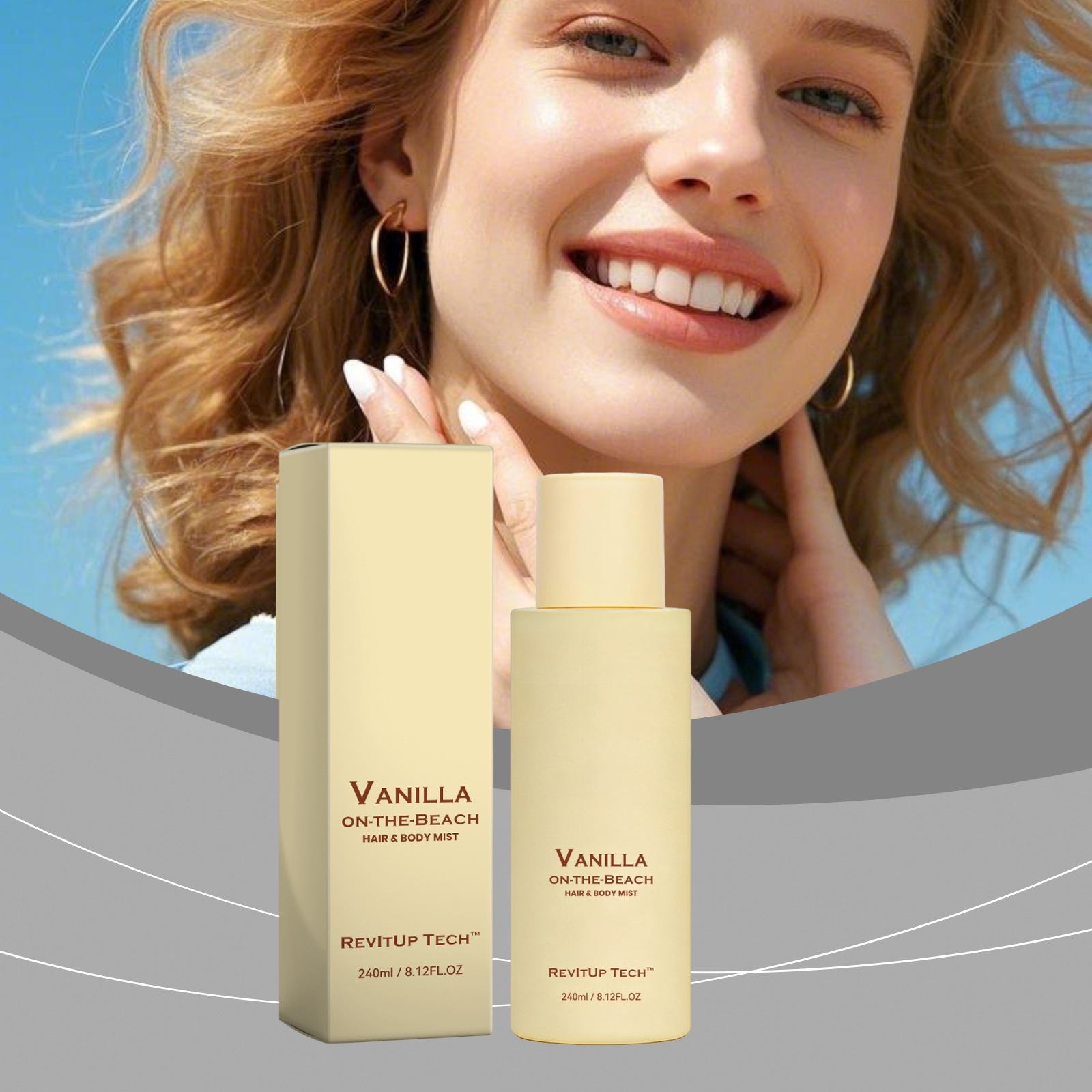 Vanilla Beach Scented Mist For Natural Fresh Fragrance Daily Wear And Portable Aroma