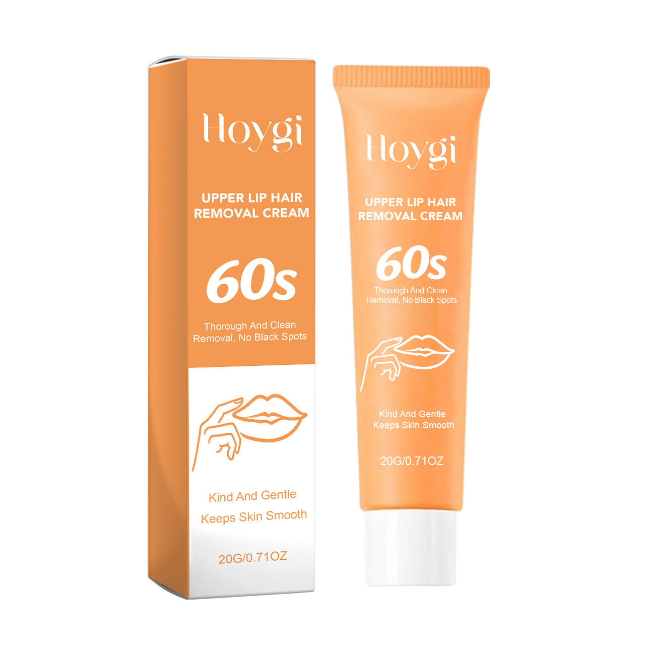 Gentle Facial Hair Removal Cream Mild Cleansing for Sensitive Skin Daily Home Care Natural