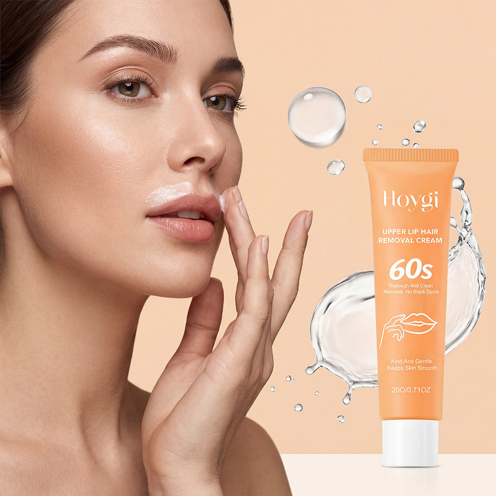 Gentle Facial Hair Removal Cream Mild Cleansing for Sensitive Skin Daily Home Care Natural