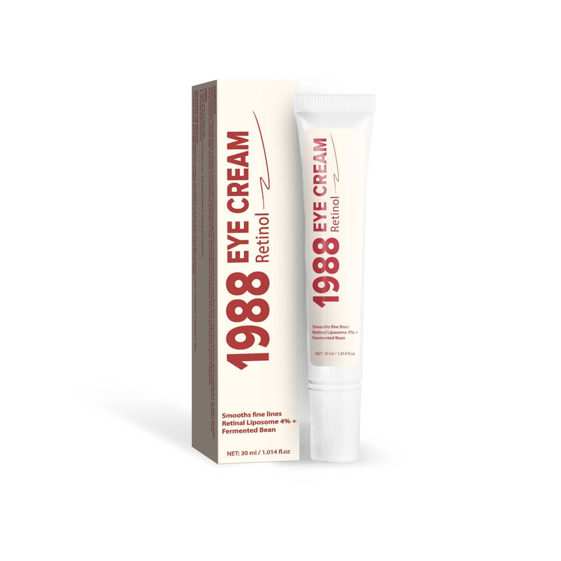 Retinol Anti Aging Eye Cream High Moisture Soothing For Fine Lines Wrinkles And Daily Under Eye Care Treatment 30ml