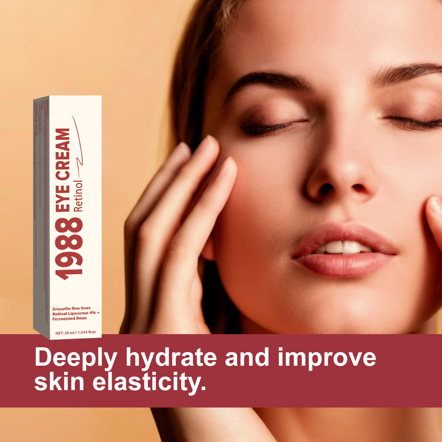 Retinol Anti Aging Eye Cream High Moisture Soothing For Fine Lines Wrinkles And Daily Under Eye Care Treatment 30ml
