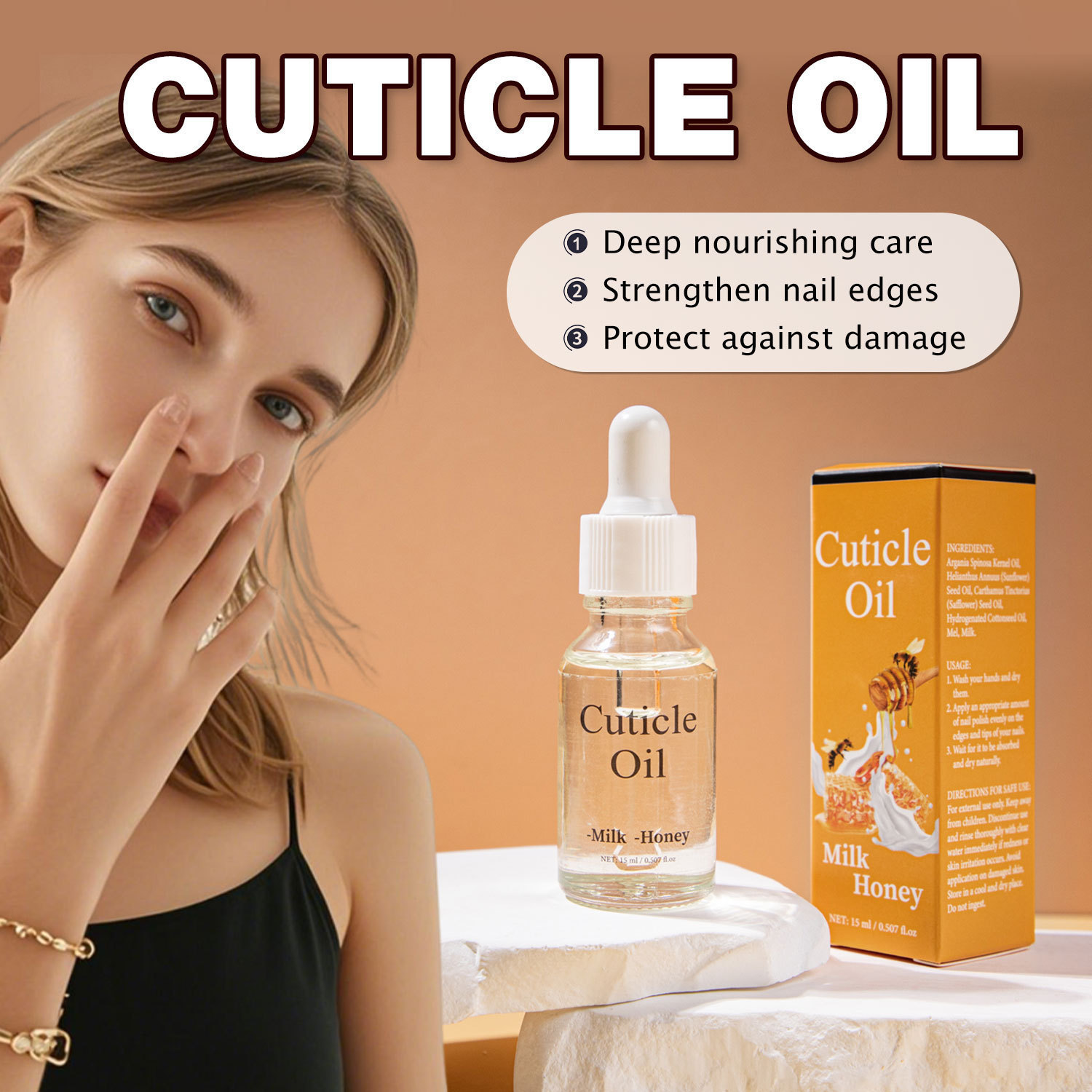 Nail Cuticle Oil Strengthening Repairing For Dry Rough Cuticles Daily Nail Care