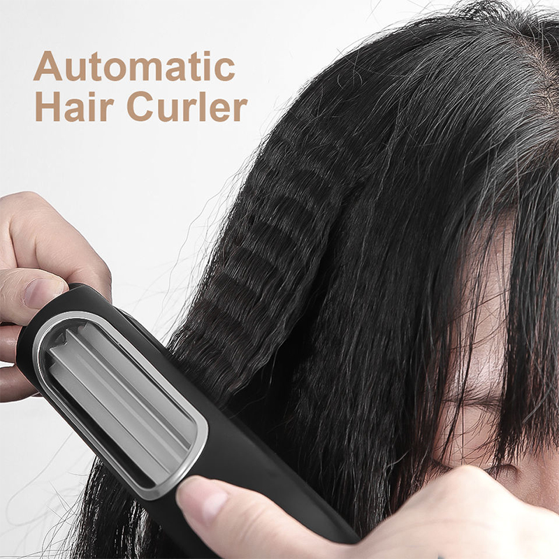 Professional Wave Hair Styler Automatic Rotating Ceramic Corrugated Curling Iron Volumizing Fluffy Waver Salon Styling Tools