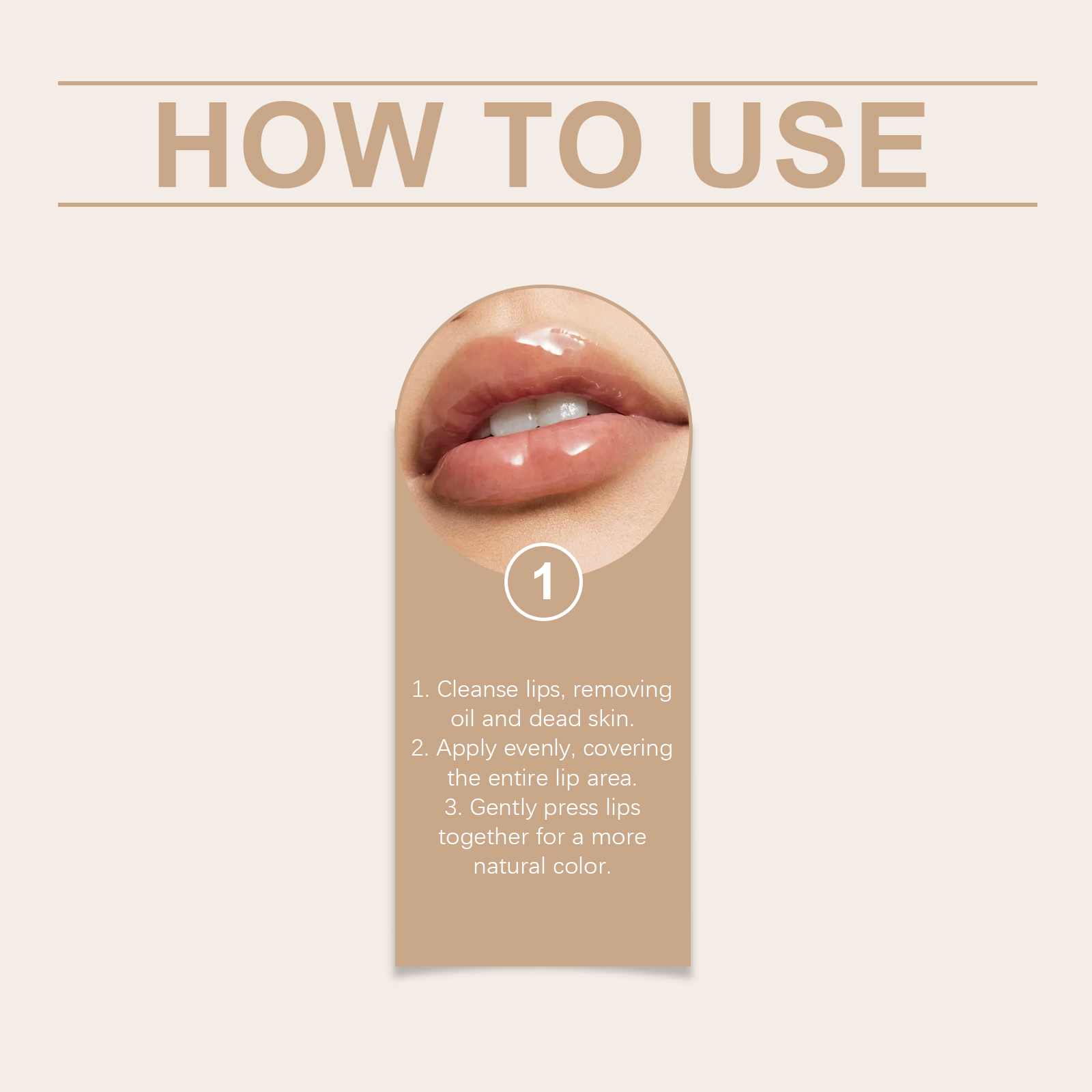 Gold Foil Color Changing Moisturizing Lip Balm Lip Hydration Light Texture Natural Color Soft Hydrous Lip Shiny Feeling