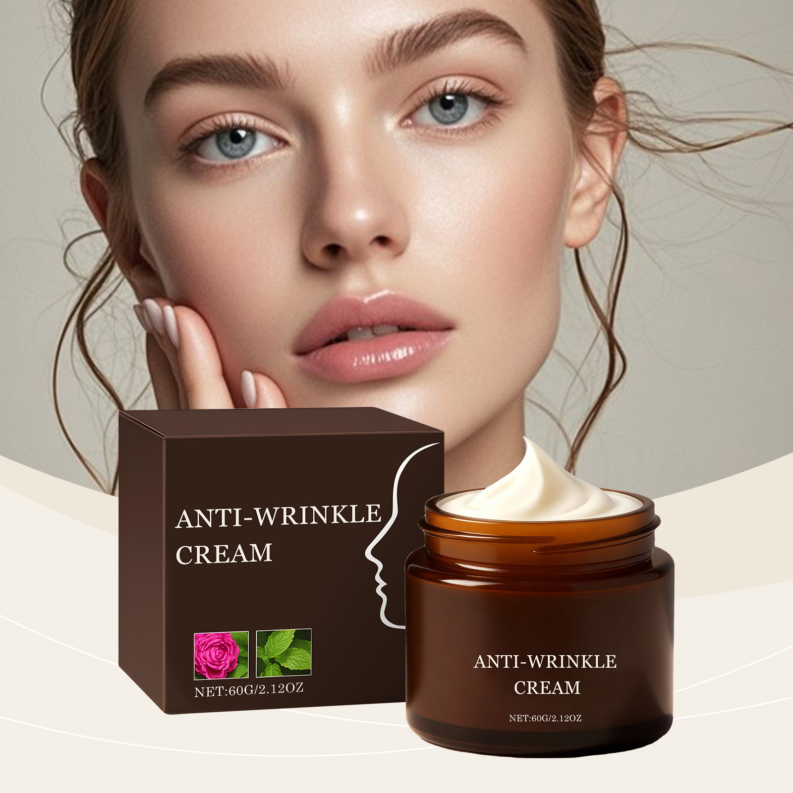 Retinol Moisturizing Cream Daily Hydrating Nourishing Repair Improve Dry Facial Skin Care Lotion Soften Complexion