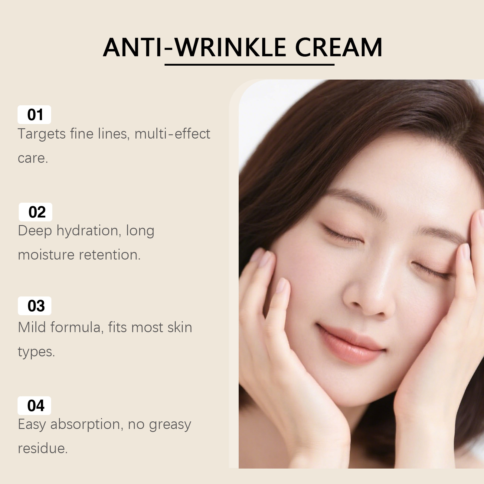 Retinol Moisturizing Cream Daily Hydrating Nourishing Repair Improve Dry Facial Skin Care Lotion Soften Complexion