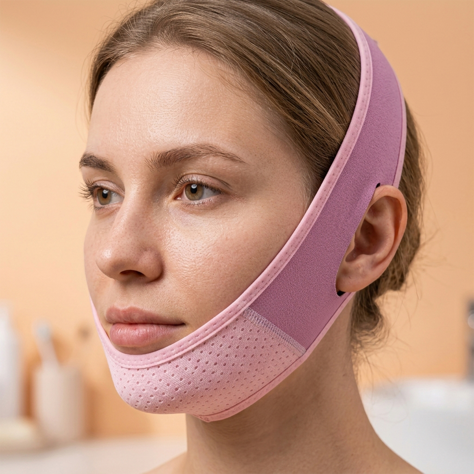 Facial Care Bandage Fit Skin Breathable SkinFriendly Comfortable Wear Daily Face Line Contour Maintenance Tool Soft Gentle Safe Mild Tender
