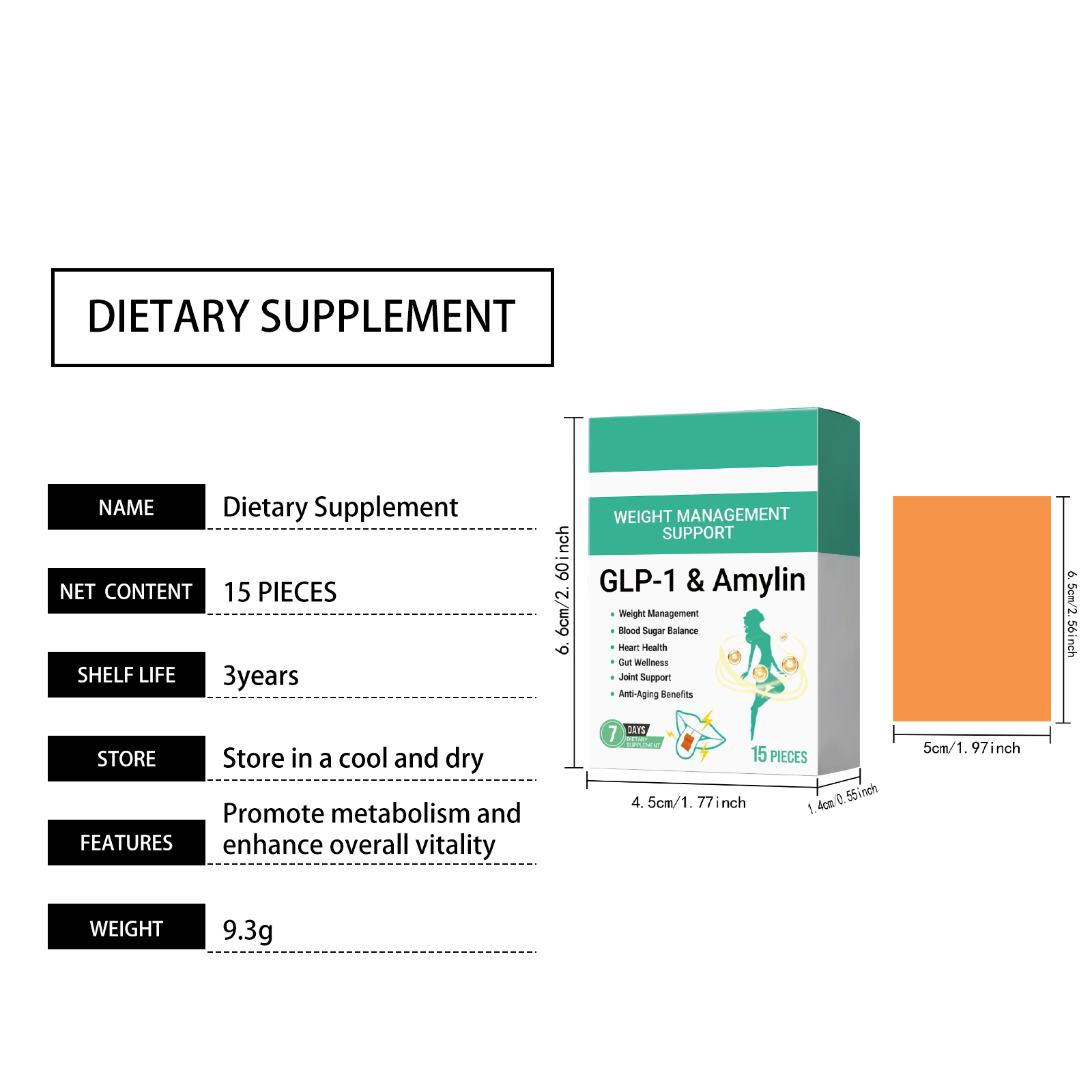 Body Care Oral Lozenges Mild Dietary Supplement Boost Body Vitality Daily Figure Care Support Management