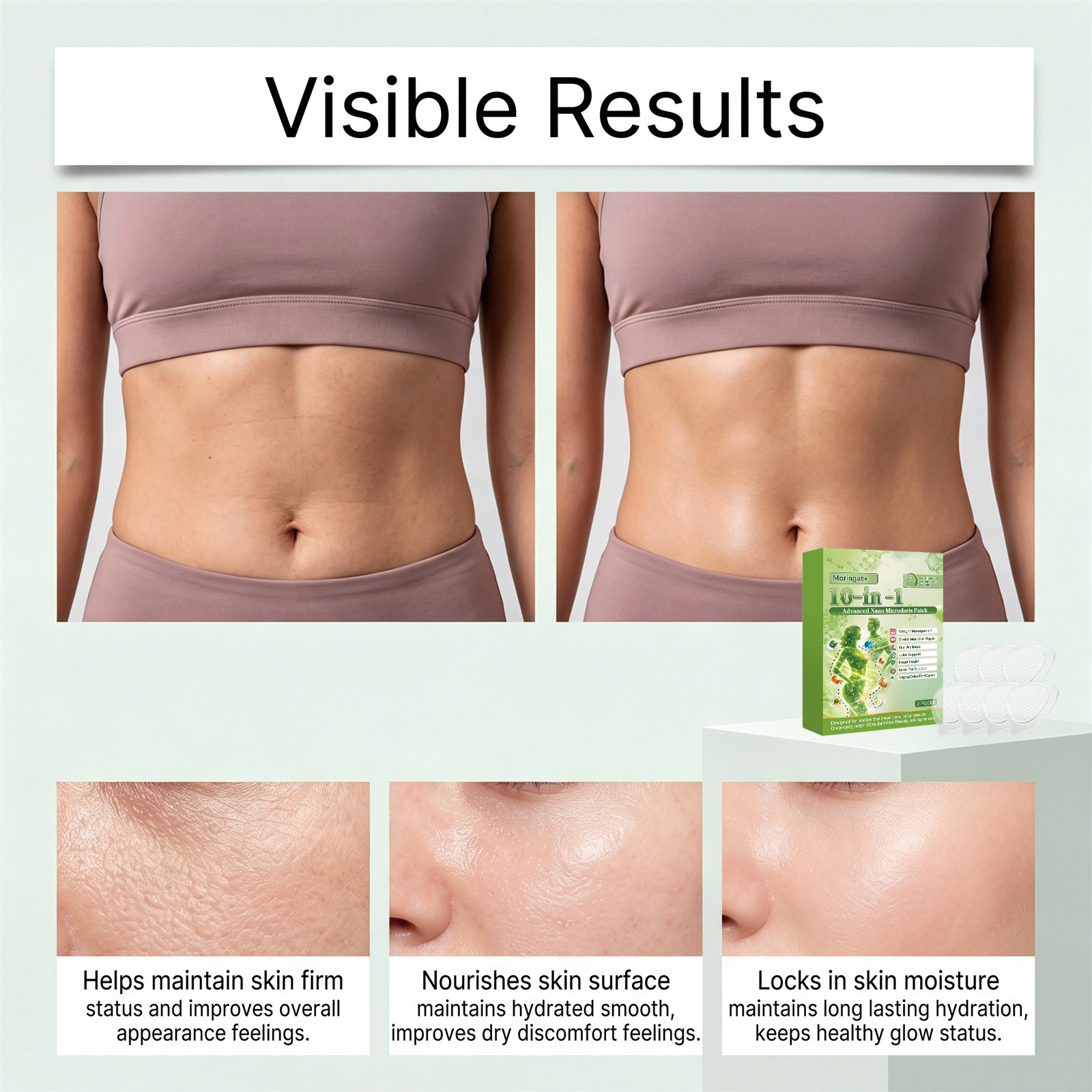Body Care Patch Mild Formula Soft Natural Fit Skin Light Daily Body Contour Care