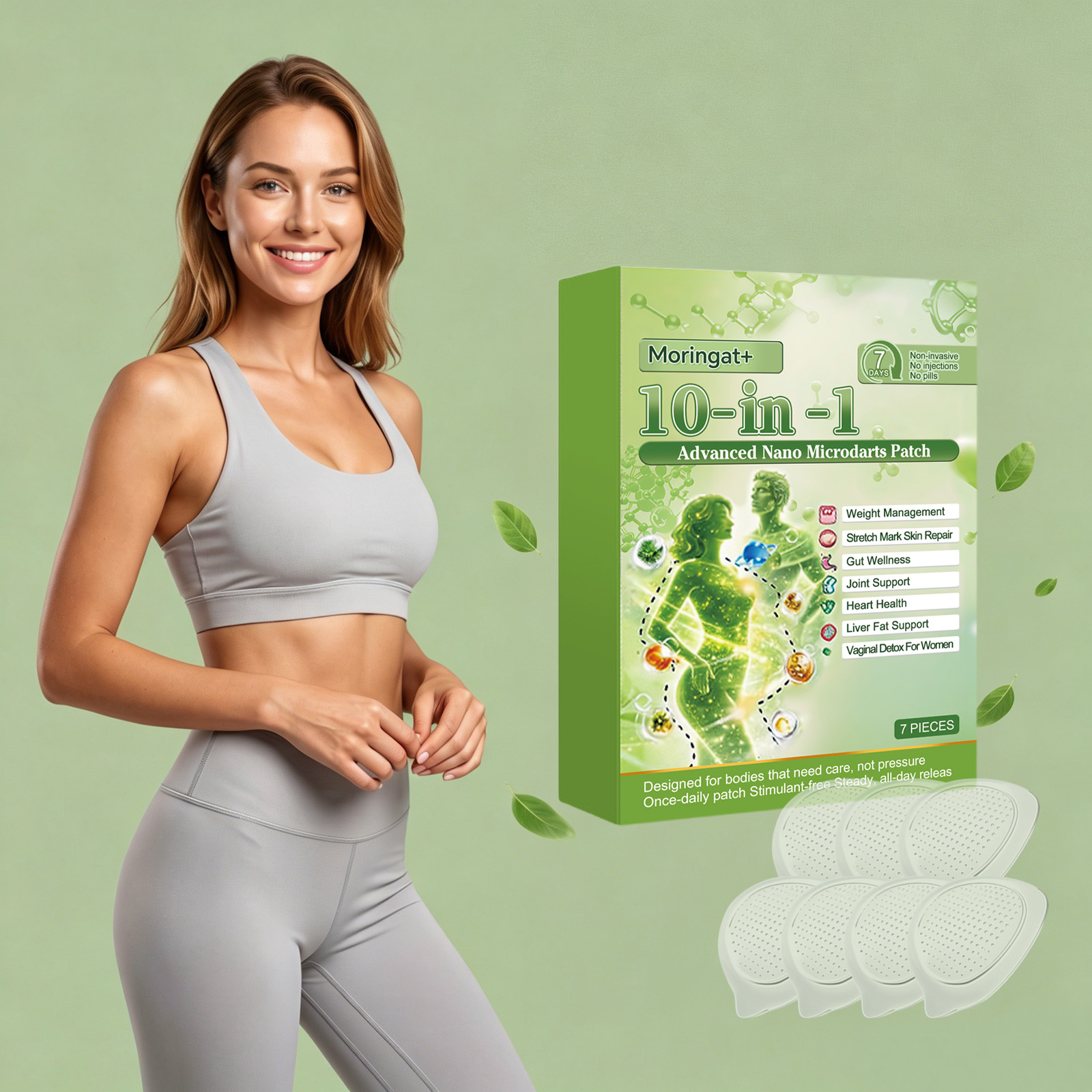 Body Care Patch Mild Formula Soft Natural Fit Skin Light Daily Body Contour Care