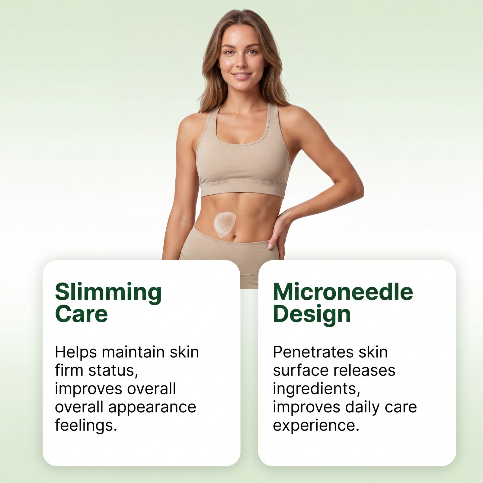 Body Care Patch Mild Formula Soft Natural Fit Skin Light Daily Body Contour Care
