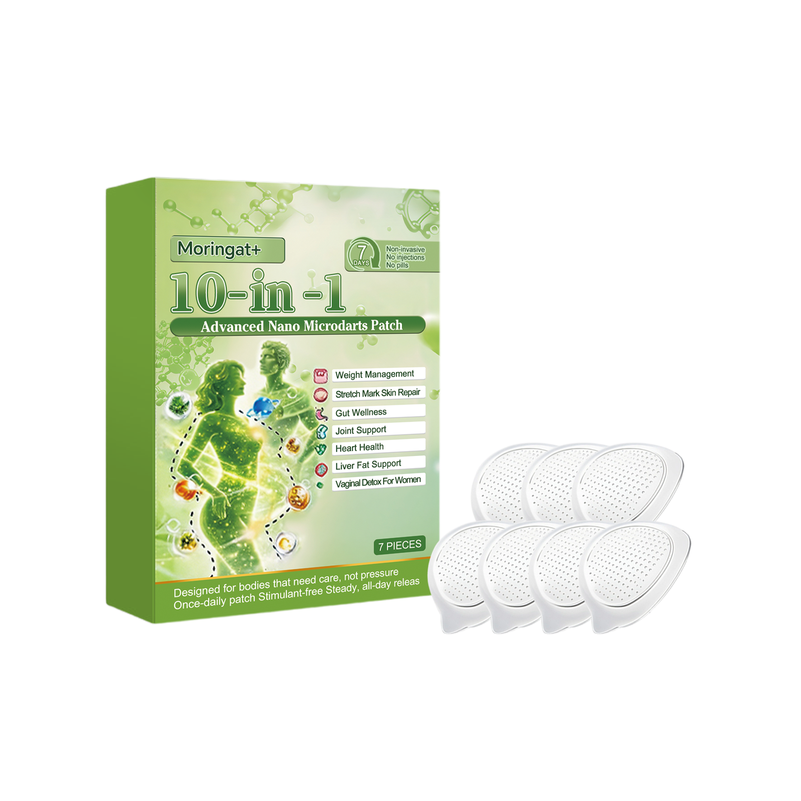 Body Care Patch Mild Formula Soft Natural Fit Skin Light Daily Body Contour Care