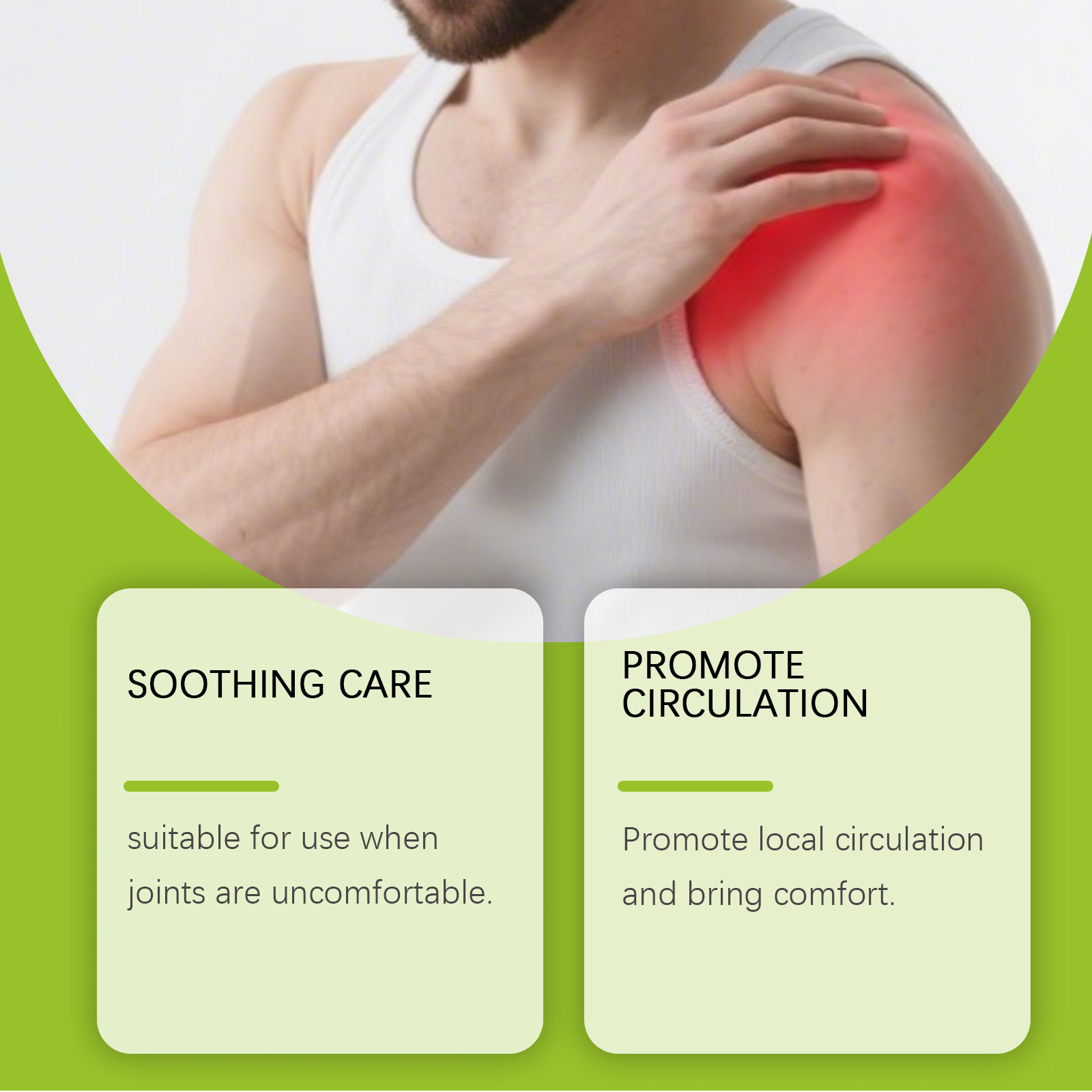 Mugwort Care Patch Comfortable Fitting Skin Mild Moisturizing Refreshing Breathable Knee Joint Foot