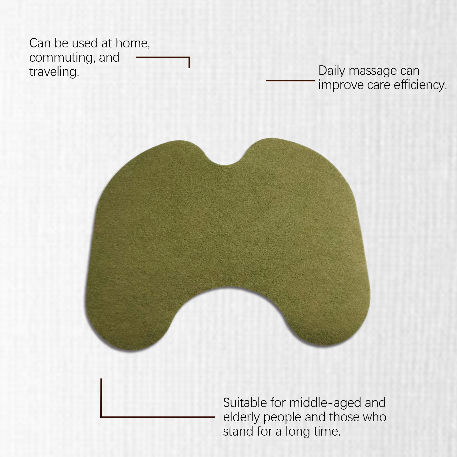 Mugwort Care Patch Comfortable Fitting Skin Mild Moisturizing Refreshing Breathable Knee Joint Foot