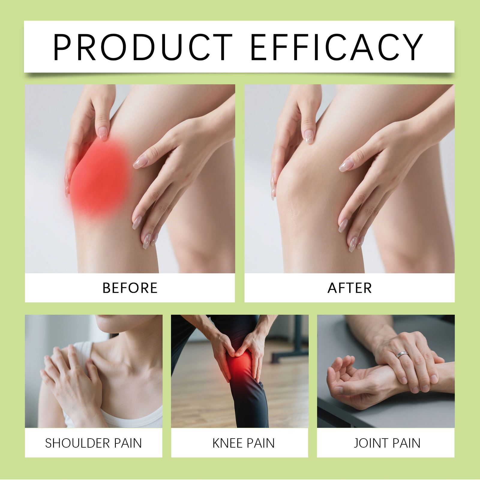 Mugwort Care Patch Comfortable Fitting Skin Mild Moisturizing Refreshing Breathable Knee Joint Foot
