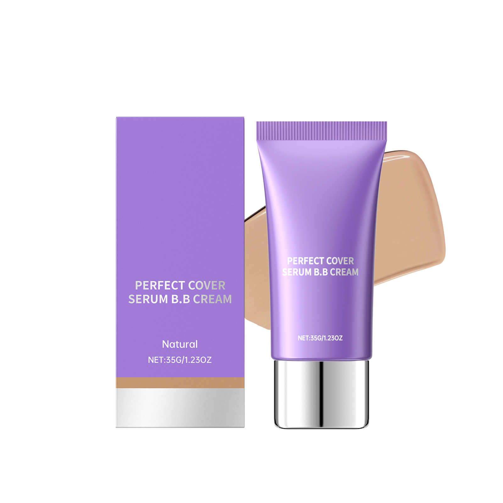 Moisturizing Essence BB Cream Lightweight Hydrating Matte Sheer Oily Dry Skin Applicable Portable Facial Concealer