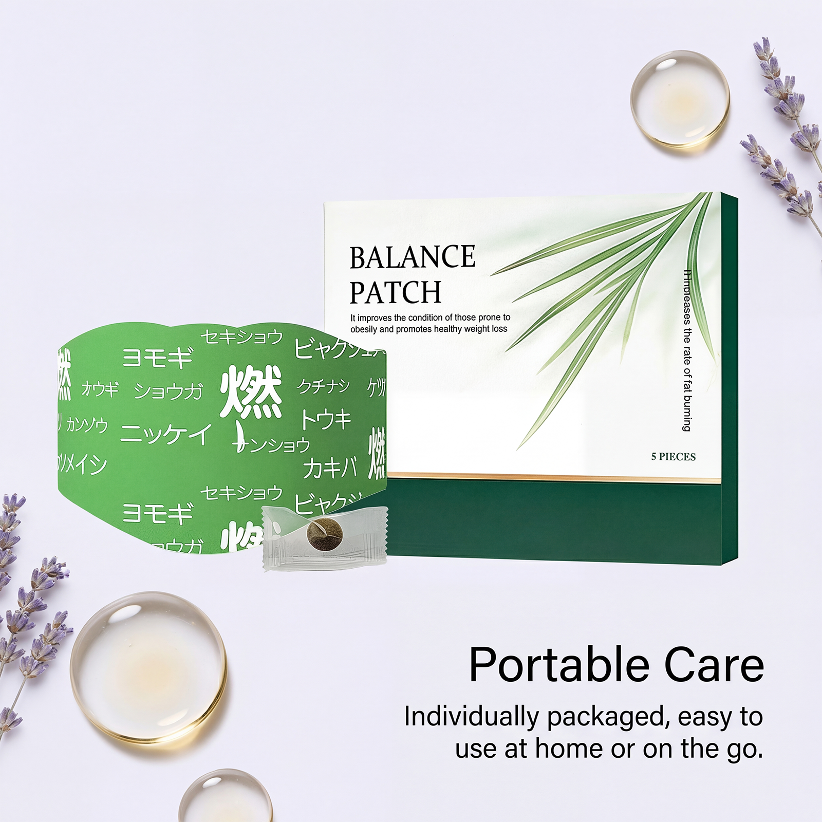 Herbal Body Care Patch Lightweight Breathable Material Fits Body Contours Daily Care Lazy Local Patch