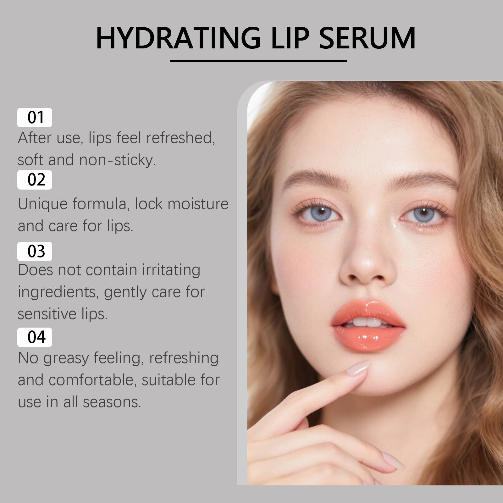 Lip Plumping Essence Liquid Hydrating Nourishing Delicate Moisturizing Gentle Care For Lip Skin