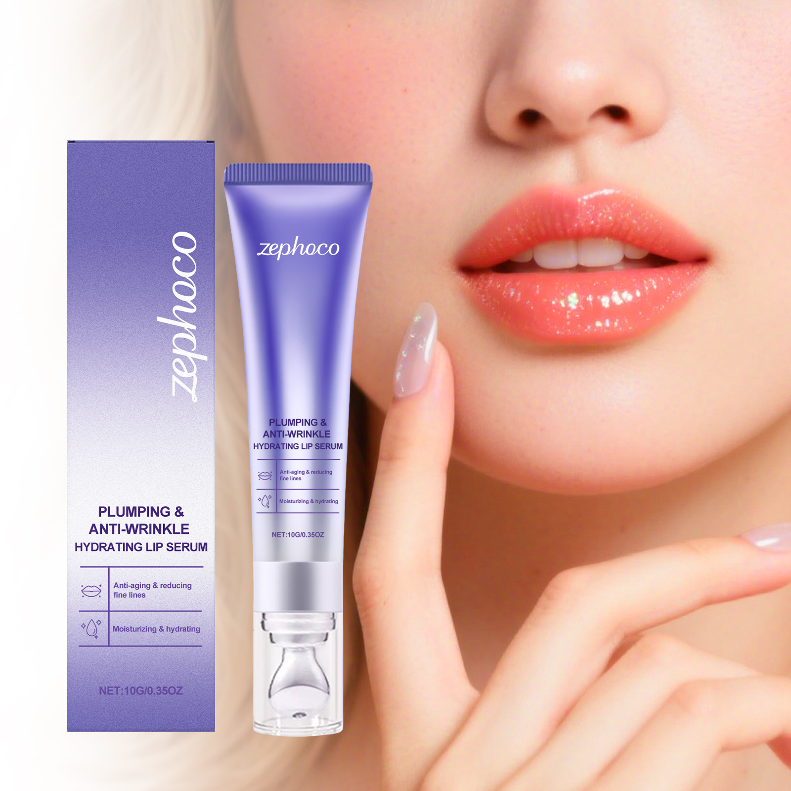 Lip Plumping Essence Liquid Hydrating Nourishing Delicate Moisturizing Gentle Care For Lip Skin