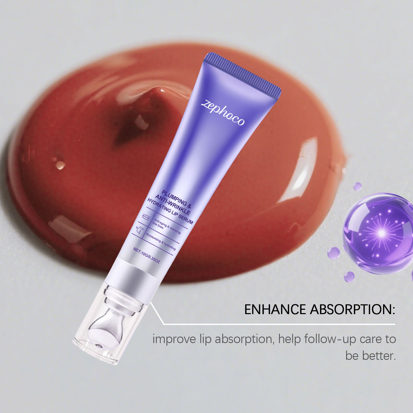 Lip Plumping Essence Liquid Hydrating Nourishing Delicate Moisturizing Gentle Care For Lip Skin