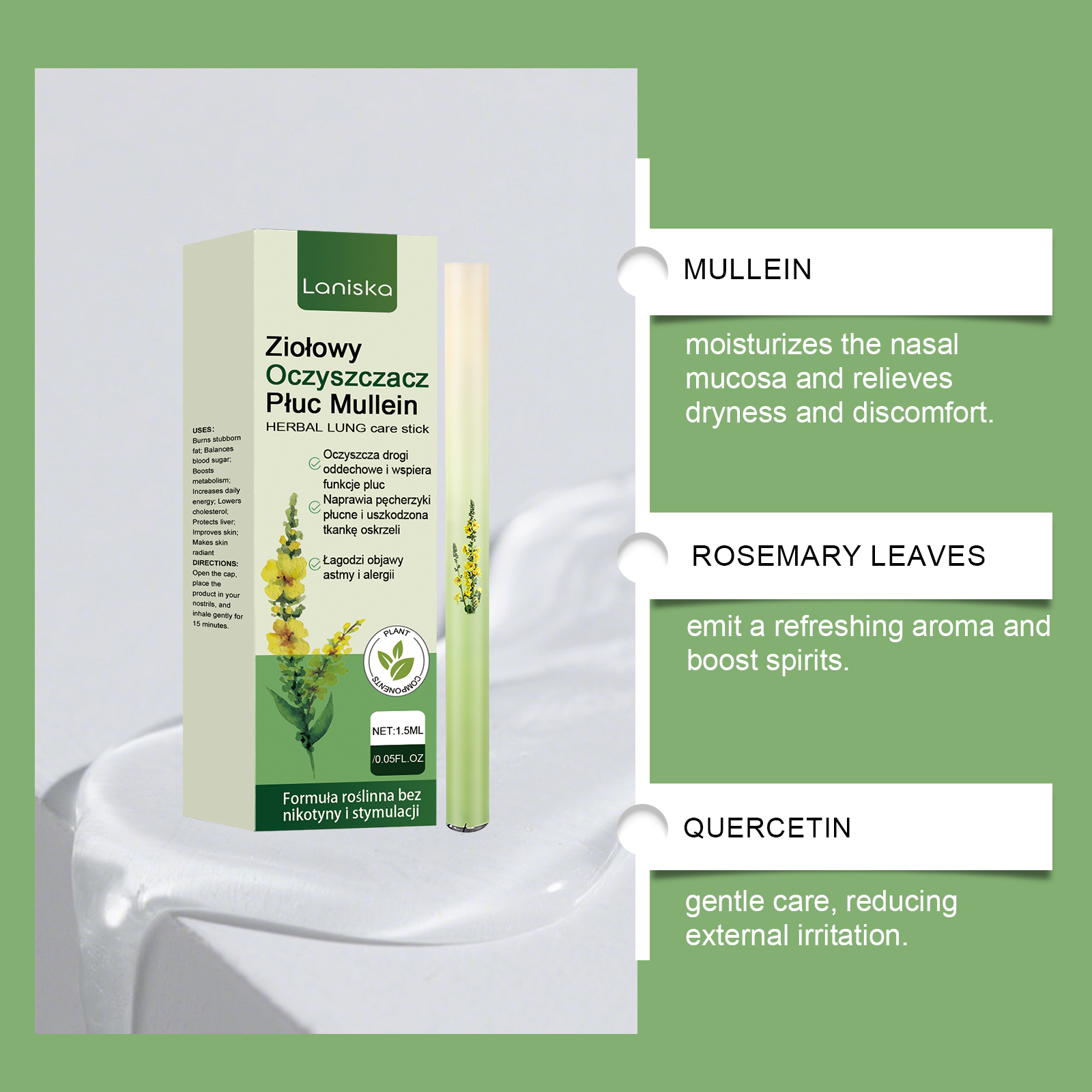 Body Care Stick Mild Formula Plant Extract Nourish Body Comfort Daily Portable Care Stick