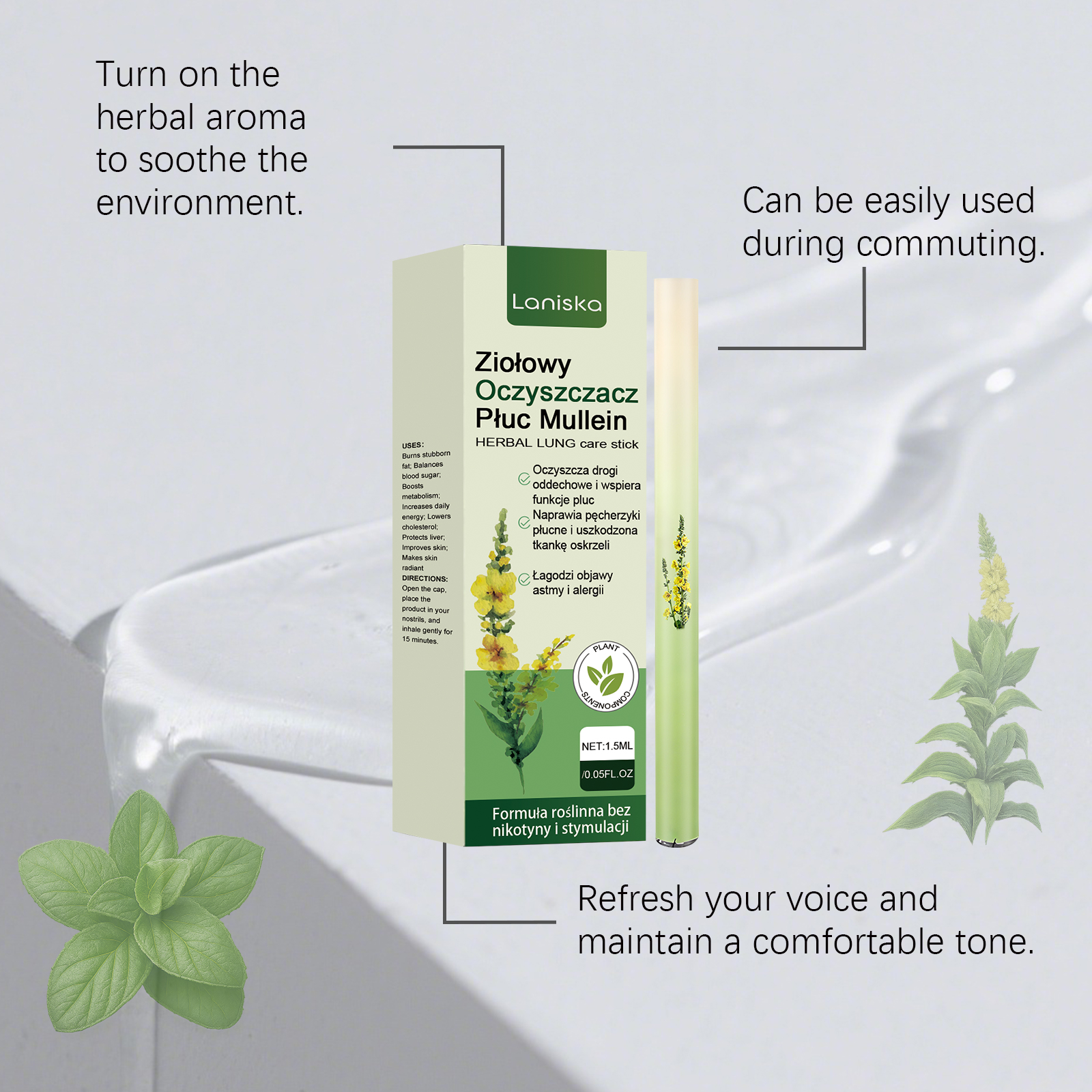 Body Care Stick Mild Formula Plant Extract Nourish Body Comfort Daily Portable Care Stick
