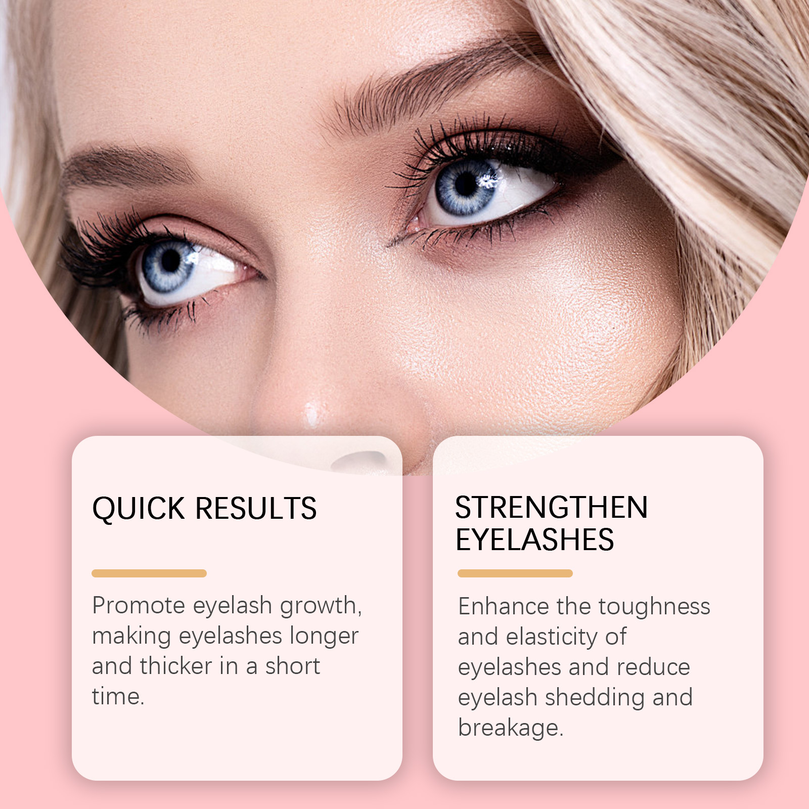 Eyelash Growth Serum Daily Gentle Care Natural Slender Eyelashes Moisturizing Nourishing Eye Lashes Liquid