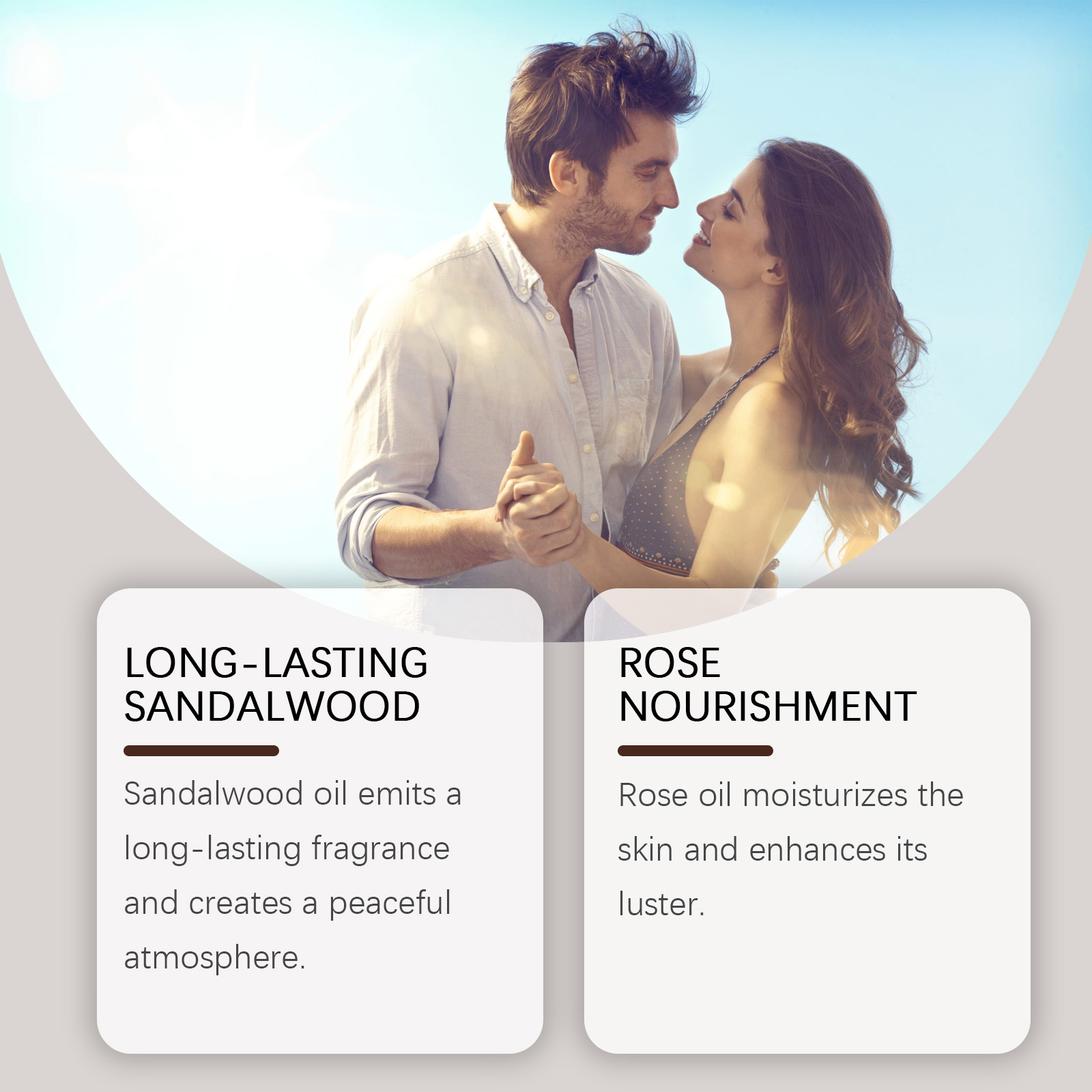 Sandalwood Solid Balm Natural Light Fragrance Fresh Long Lasting Daily Dating Charming Attraction Portable Solid Balm
