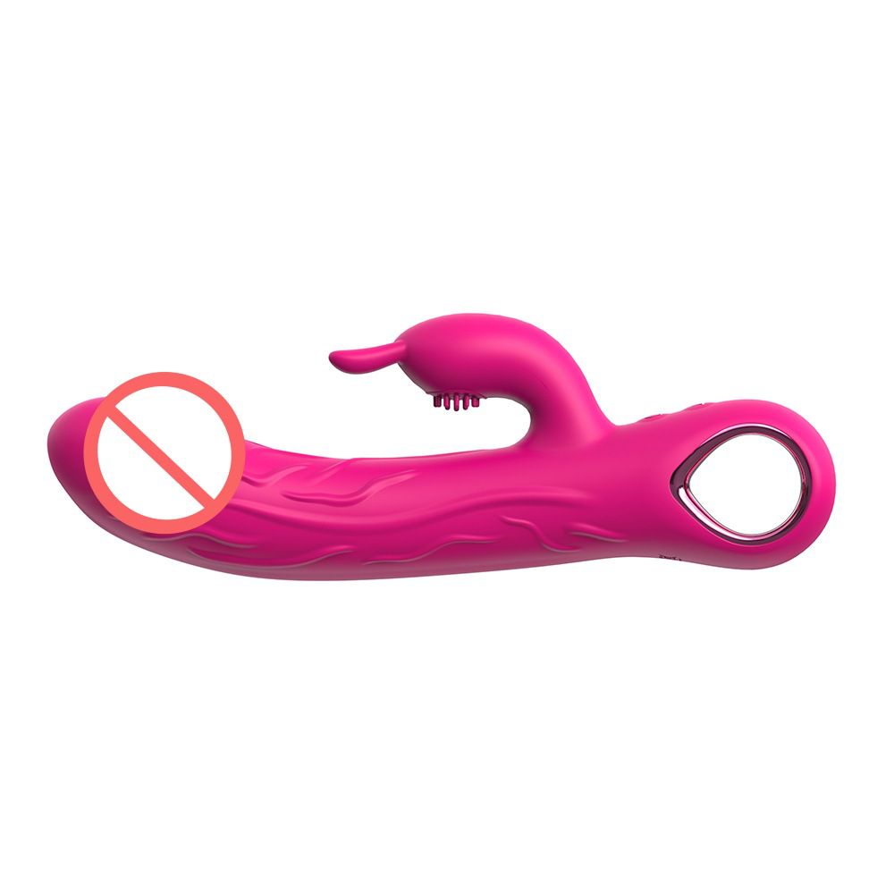 Rabbit Vibrator for Women Vibrating Wand Couples Flirting Female Masturbator Adult Toy Double Head Dual 10 Frequency Sex Toy Romantic Gift for Her