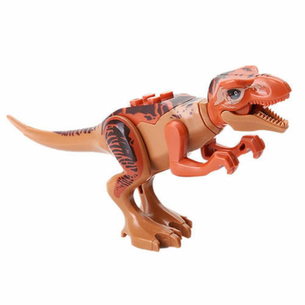 Dinosaur Building Block Toys Sets for Kids Jurassic World Mini Figures Dinosaur Tyrannosaurus Raptor Toy Set Educational Action Figure Birthday Gifts for Boys Girls Fit Lego