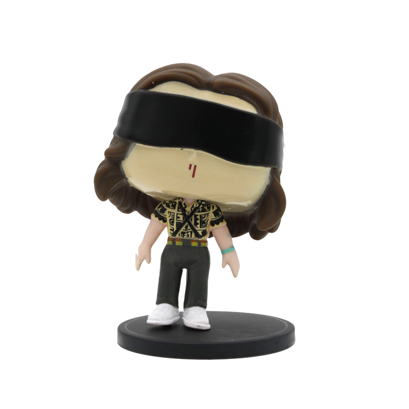 Stranger Things Vinyl Action Figures POP Figure TV Novelty Things Dustin Steve Character Toy Collectibles PVC Model Doll Collectibles PVC Model Doll Set of 8 Gifts