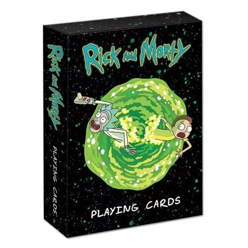 Rick And Morty Board Game Cartoon Toys Party Card Games Playing Cards Fun Home and Travel Toys